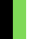Black/Green/White