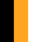 Black/Orange/White