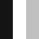 Black/White/Silver