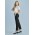 Womens Cool Stretch Slim Leg Pant - 10117 - Black