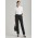 Womens Comfort Wool Stretch Adjustable Waist Pant - 14015 - Black
