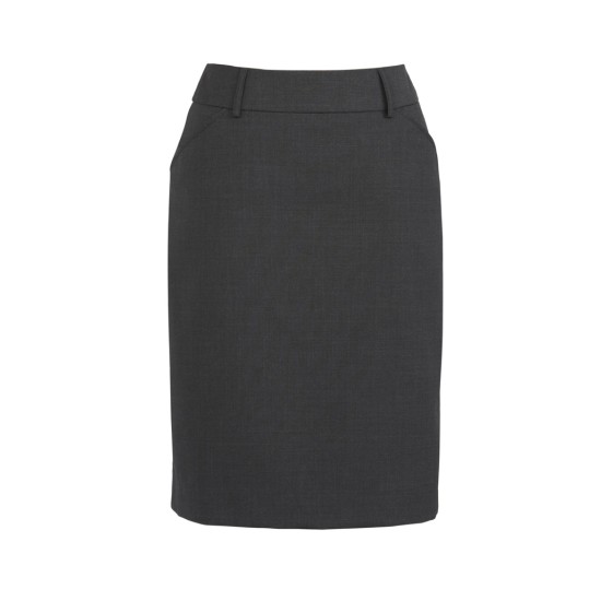 Womens Comfort Wool Stretch Multi-Pleat Skirt - 24015