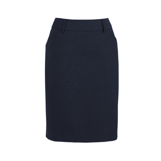 Womens Comfort Wool Stretch Multi-Pleat Skirt - 24015