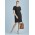 Womens Cool Stretch Short Sleeve Shift Dress - 30112 - Black