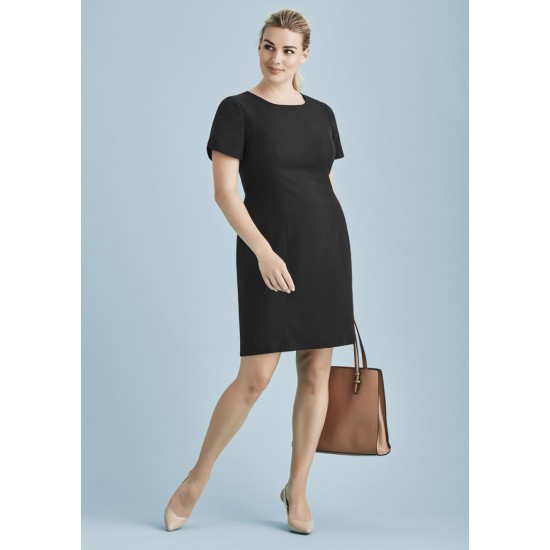 Womens Cool Stretch Short Sleeve Shift Dress - 30112