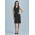 Womens Cool Stretch Sleeveless V-Neck Dress - 30121 - Black