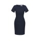 Womens Comfort Wool Stretch Short Sleeve Shift Dress - 34012