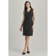 Womens Comfort Wool Stretch Sleeveless V-Neck Dress - 34021