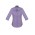Womens Newport 3/4 Sleeve Shirt - 42511 - Purple Reign