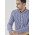 Mens Springfield Long Sleeve Shirt - 43420 - French Navy