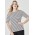 Womens Camille Short Sleeve T-Top - 44113 - Dark Navy/Ivory