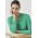 Womens Juliette Long Sleeve Blouse - 44210 - Lorikeet Green