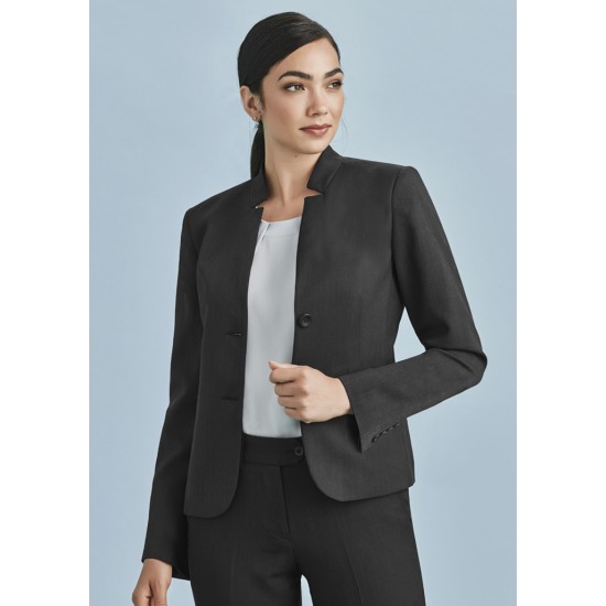 Womens Cool Stretch Short Jacket with Reverse Lapel - 60113