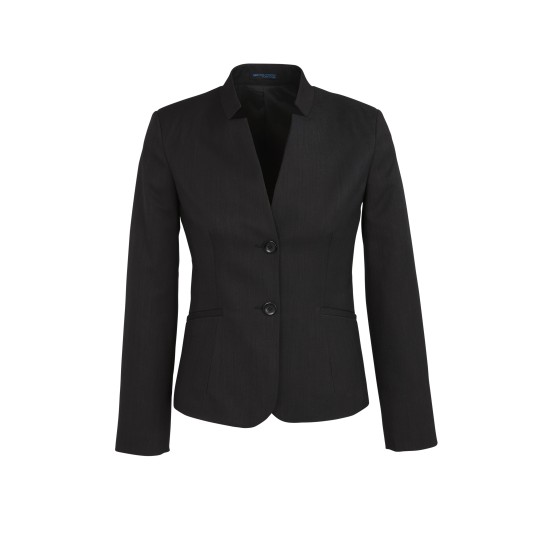 Womens Cool Stretch Short Jacket with Reverse Lapel - 60113