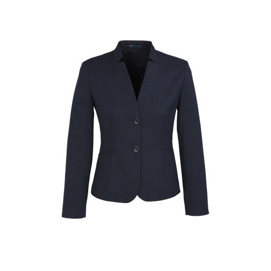 Womens Cool Stretch Short Jacket with Reverse Lapel - 60113