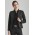 Womens Comfort Wool Stretch Short Jacket with Reverse Lapel - 64013 - Black