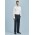 Mens Cool Stretch Flat Front Pant (Stout) - 70112S - Navy
