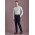 Mens Siena Slim Fit Flat Front Pant (Regular) - 70716R - Marine
