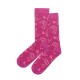 Unisex Pink Happy Feet Comfort Socks - CCS250U