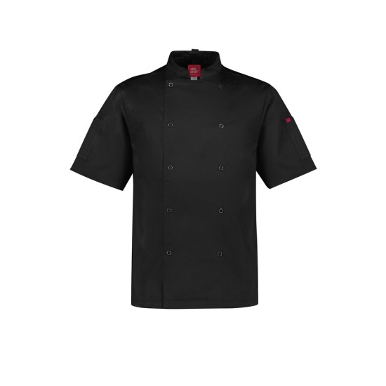 Mens Zest Short Sleeve Chef Jacket - CH232MS