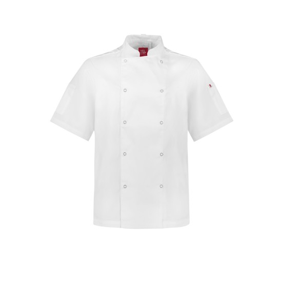 Mens Zest Short Sleeve Chef Jacket - CH232MS