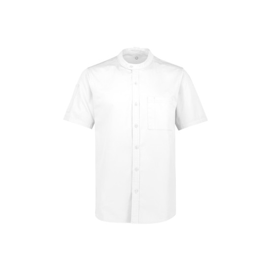 Mens Salsa Short Sleeve Chef Shirt - CH329MS