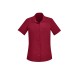 Womens Florence Plain Short Sleeve Shirt - CS947LS