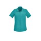Womens Florence Plain Short Sleeve Shirt - CS947LS