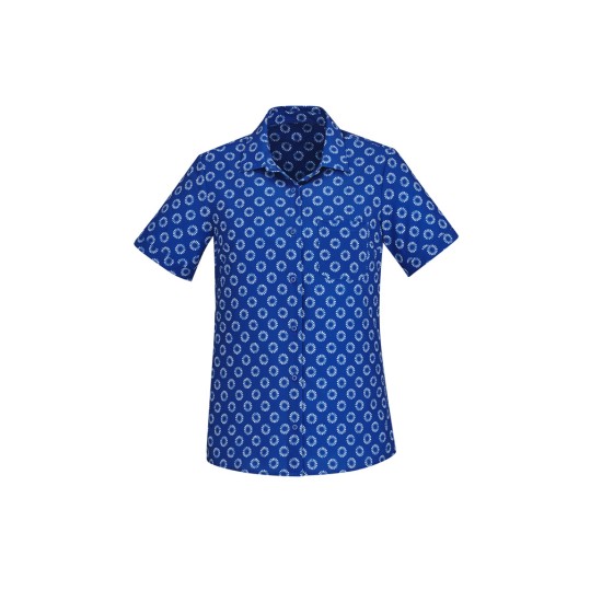 Womens Florence Daisy Print Short Sleeve Shirt - CS948LS