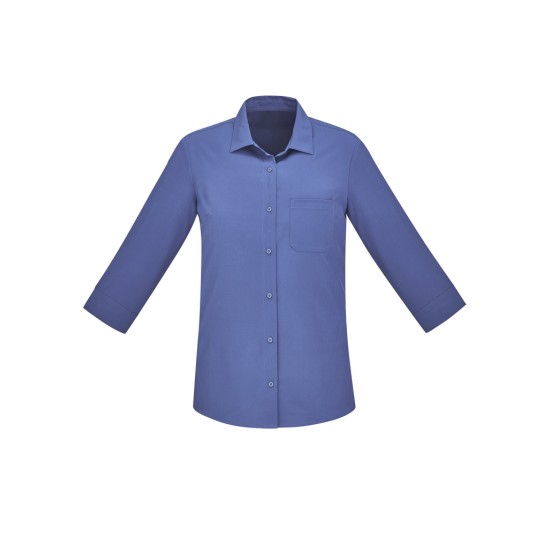 Womens Florence Plain 3/4 Sleeve Shirt - CS951LT