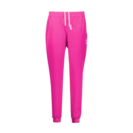 Womens Pink Jogger Scrub Pant - CSP241LL