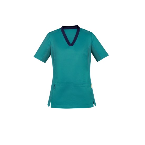 Womens Riley Stretch Scrub Top - CST043LS