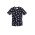 Womens Printed Best Friends Scrub Top - CST147LS - Midnight Navy
