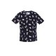 Womens Printed Best Friends Scrub Top - CST147LS