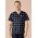 Mens Easter V-Neck Short Sleeve Scrub Top - CST152MS - Midnight Navy