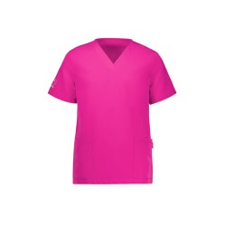 Womens Pink V-Neck Scrub Top - CST245LS