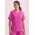 Womens Pink V-Neck Scrub Top - CST245LS - Pink