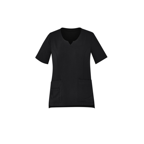 Womens Avery Round Neck Scrub Top - CST942LS