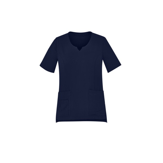 Womens Avery Round Neck Scrub Top - CST942LS