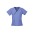 Womens Contrast Scrub Top - H10722 - Mid Blue/Navy