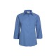 Womens Micro Check 3/4 Sleeve Shirt - LB8200