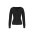Womens Origin Merino Cardigan - LC131LL - Black/Charcoal