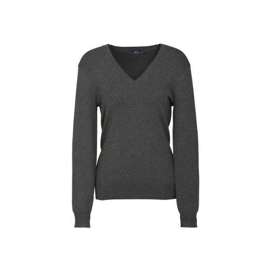 Womens V-Neck Knit Pullover - LP3506