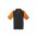 Mens Nitro Short Sleeve Polo - P10112 - Black/Orange/White