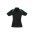 Womens Triton Short Sleeve Polo - P225LS - Black/Teal/White