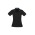 Womens Jet Short Sleeve Polo - P226LS - Black/Cyan
