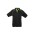 Mens Fusion Short Sleeve Polo - P29012 - Black/Fluoro Yellow/Lime