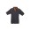 Mens Fusion Short Sleeve Polo - P29012 - Grey/Fluoro Orange