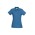 Womens Crew Short Sleeve Polo - P400LS - Cyan