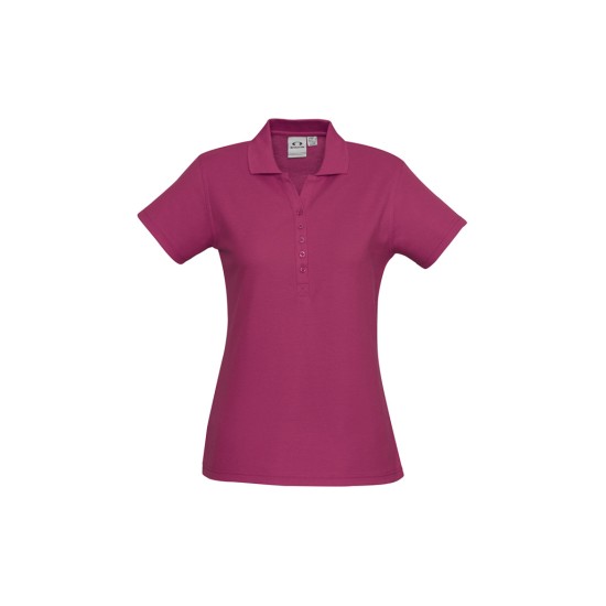 Womens Crew Short Sleeve Polo - P400LS
